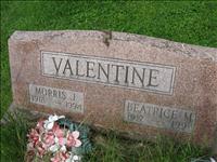 Valentine, Morris J. and Beatrice M